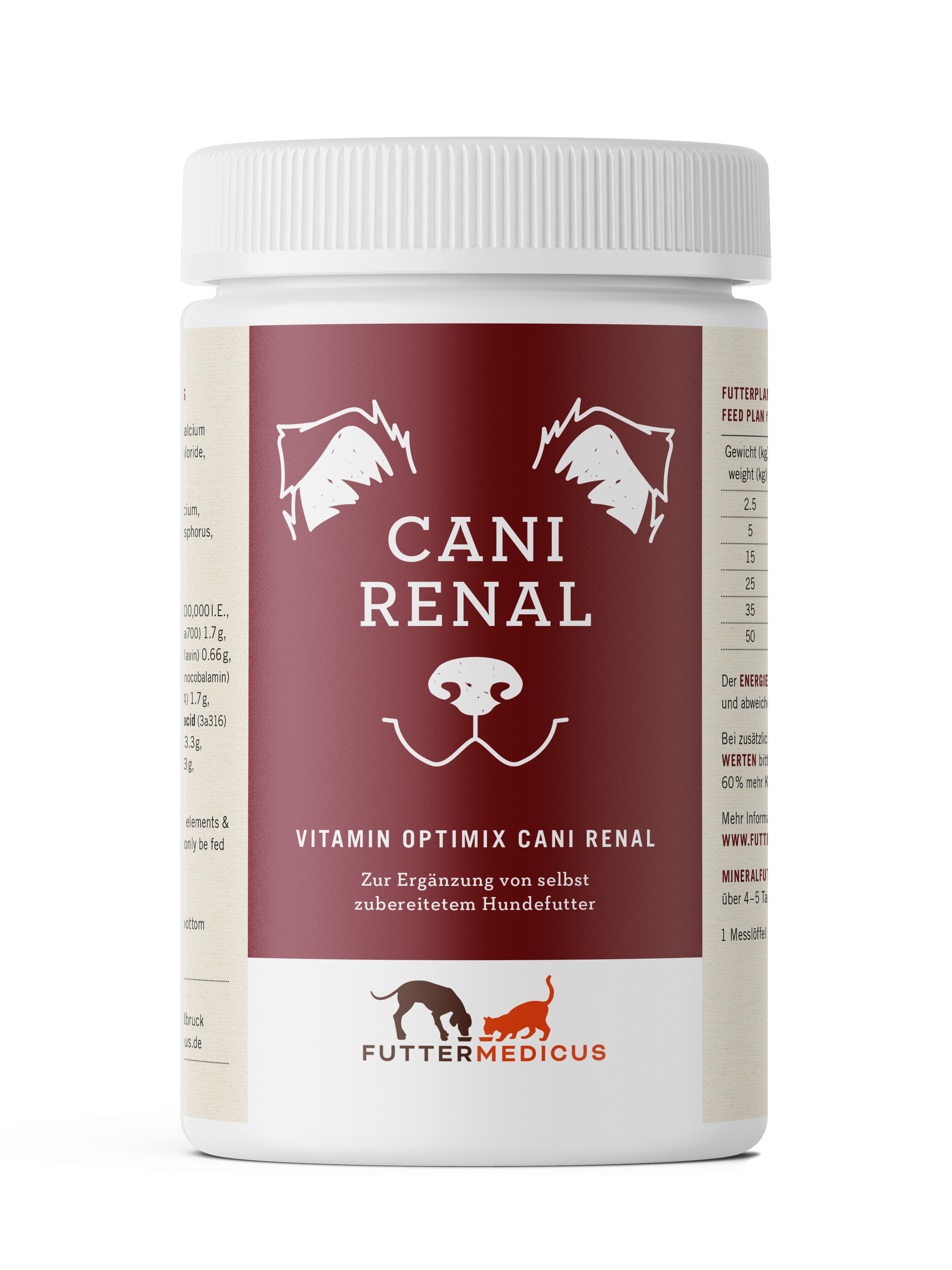 Vitamin Optimix Cani Renal 500g / Futtermedicus 