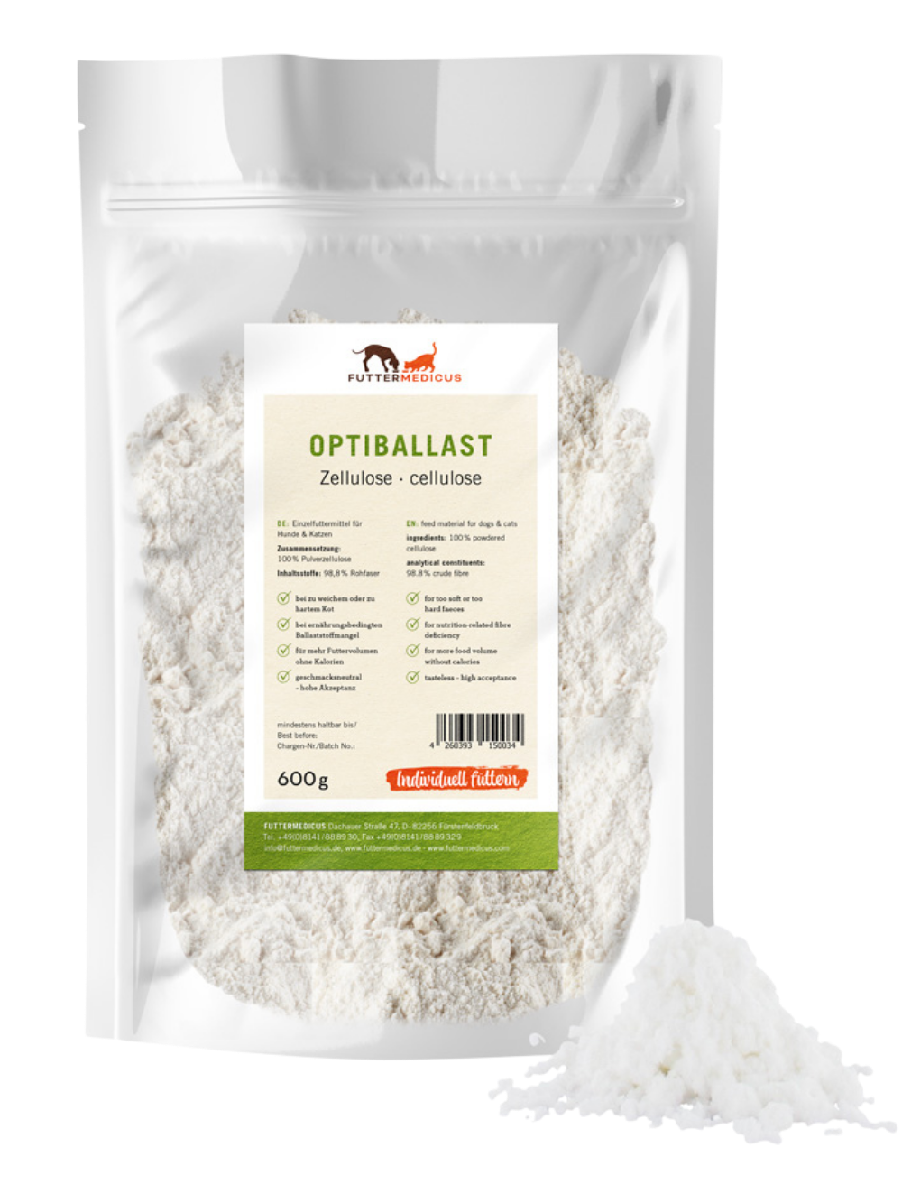 Futtermedicus Optiballast Zellulose