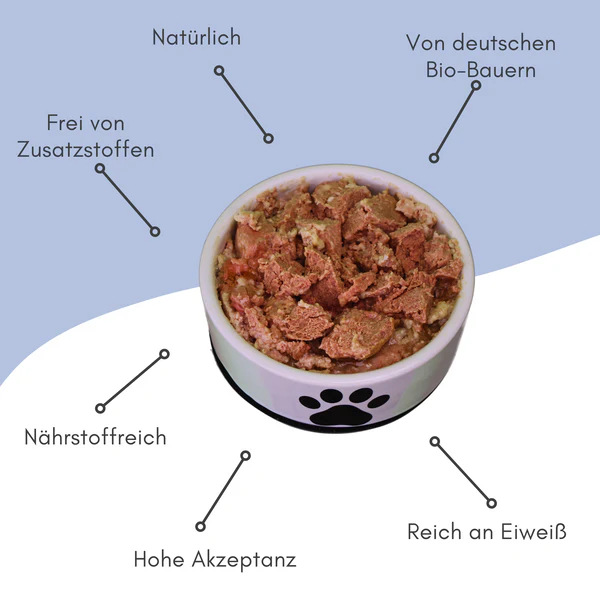 Biopur Rindmuskelfleisch für Katzen