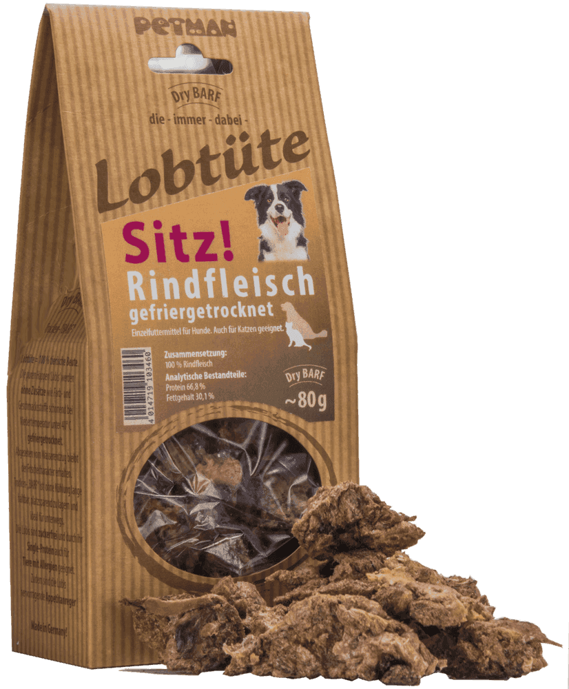 Petman Lobtüte Rindfleisch "Sitz" 100% Muskelfleisch Petman Lobtüte Rindfleisch "Sitz" 100% Muskelfleisch
